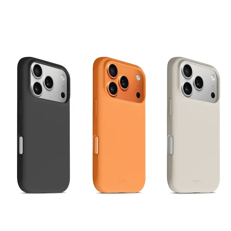 Crong Color Cover Magnetische Hülle mit MagSafe für iPhone 17 Pro Schwarz