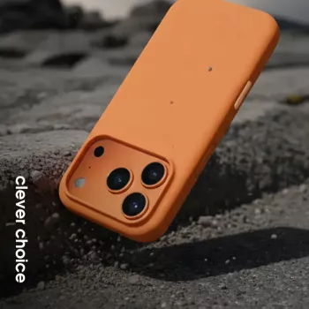 Crong Color Cover Magnetische Hülle mit MagSafe für iPhone 17 Pro Schwarz
