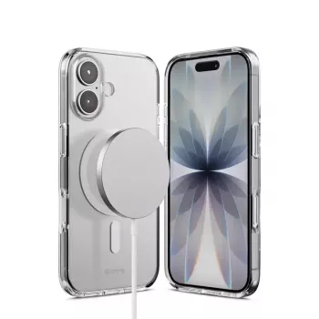 Crong Clear MAG Cover Case mit MagSafe für iPhone 17 transparent CRGCLRMIP1763TRS
