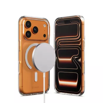 Crong Clear MAG Cover Case mit MagSafe für iPhone 17 Pro Transparent CRGCLRMIP1763PTRS