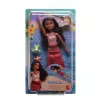 Disney Vaiana 2 Spielzeug, Schwimmende Tautai Vaiana Modepuppe mit 2 Zubehörteilen & farbwechselndem Oberteil