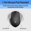 HP 280 Silent Wireless Maus, Rechtshändig, Optisch, RF Wireless, Schwarz