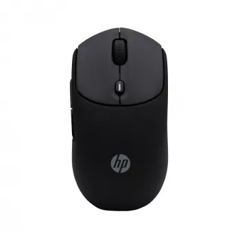 HP 400 Quiet Schwarz Wireless Maus, beidhändig, RF Wireless + Bluetooth, 6000 DPI, Schwarz
