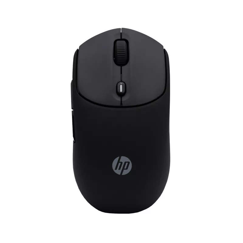 HP 400 Quiet Schwarz Wireless Maus, beidhändig, RF Wireless + Bluetooth, 6000 DPI, Schwarz