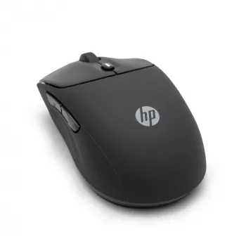 HP 400 Quiet Schwarz Wireless Maus, beidhändig, RF Wireless + Bluetooth, 6000 DPI, Schwarz
