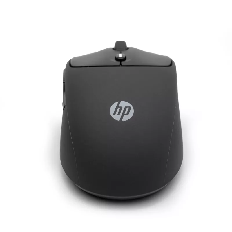 HP 400 Quiet Schwarz Wireless Maus, beidhändig, RF Wireless + Bluetooth, 6000 DPI, Schwarz