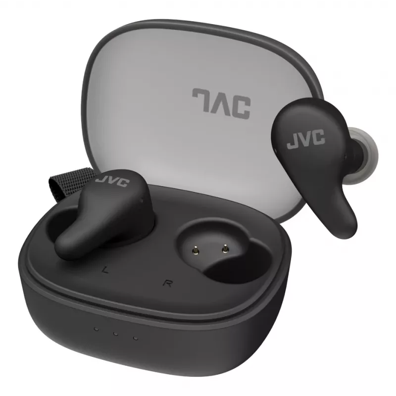 JVC HA-A23T-B-U Kopfhörer/Headset True Wireless Stereo (TWS) In-Ear Anrufe/Musik/Sport/Alltag Bluetooth Schwarz
