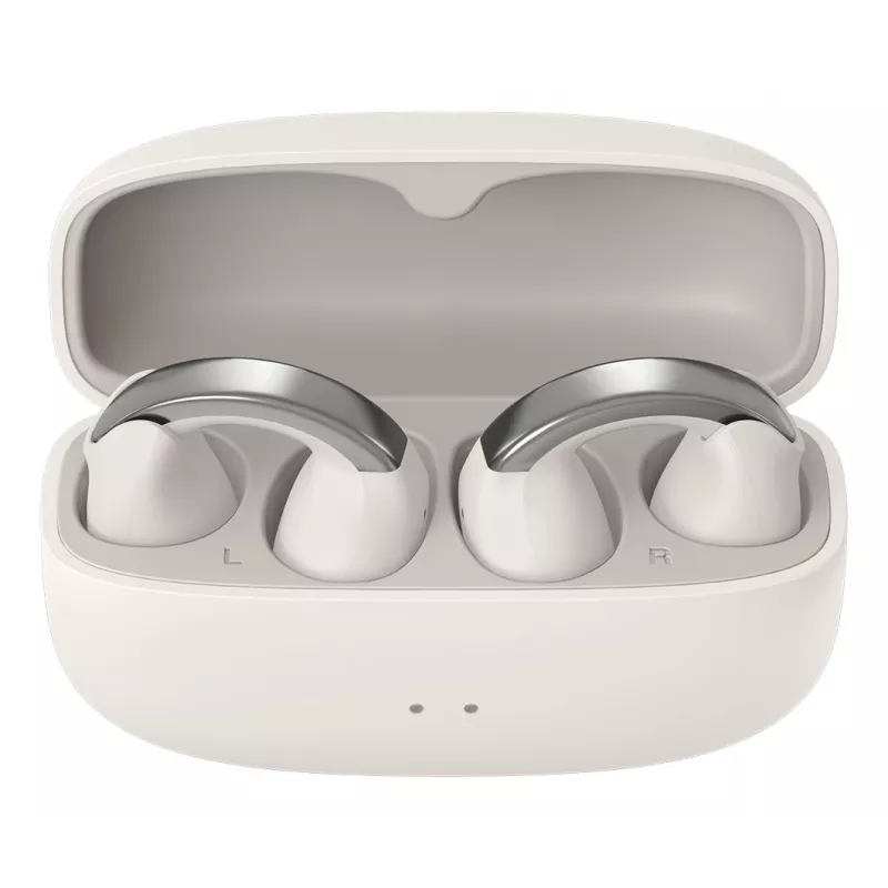 JVC HA-NP1T Headset True Wireless Stereo (TWS) Ear-Clip-On Anrufe/Musik USB Typ-C Bluetooth Silber, Weiß