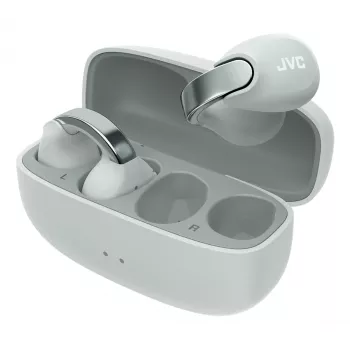 JVC HA-NP1T Headset True Wireless Stereo (TWS) Ear-Clip-On Anrufe/Musik USB Type-C Bluetooth Grau, Silber