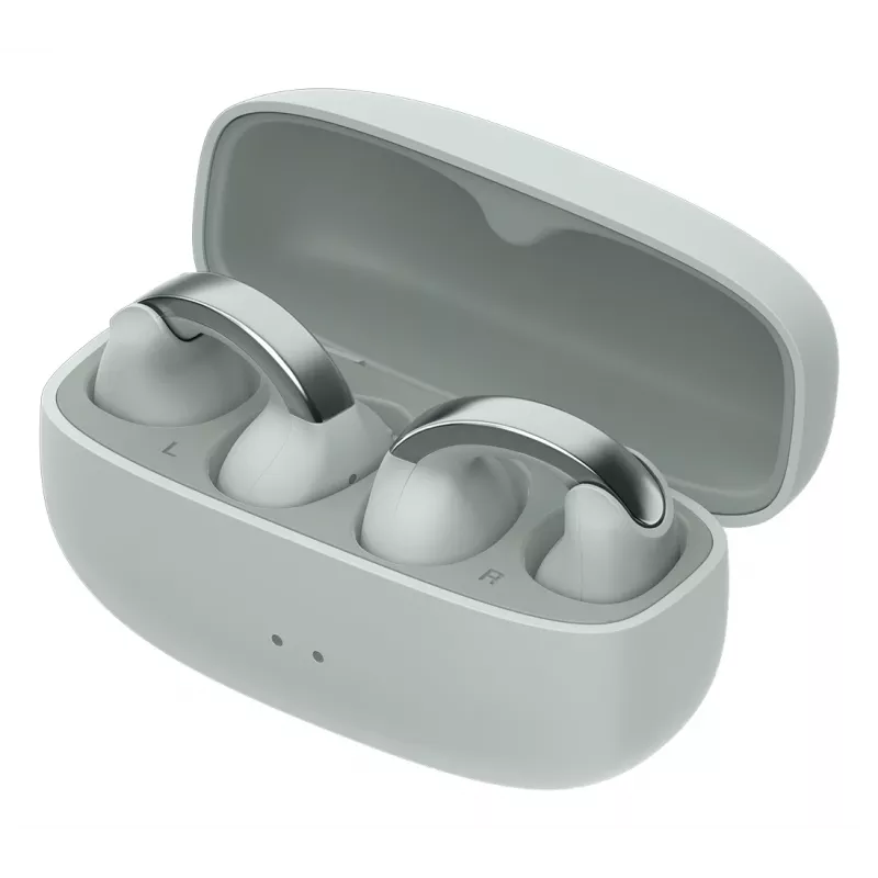 JVC HA-NP1T Headset True Wireless Stereo (TWS) Ear-Clip-On Anrufe/Musik USB Type-C Bluetooth Grau, Silber
