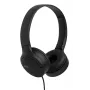 Headset JVC HA-S33UC binaural kabelgebunden mit Kopfbügel, 2 Treiber 29,7 mm, 20–20000 Hz, 1,2 m Kabel, Inline-Mikrofon, schwarz