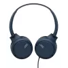 Kabelgebundenes binaurales Headset JVC HA-S33UCAU, Kopfbügel, USB-C, 2 Treiber 2,97 cm, 20–20000 Hz, Kabel 1,2 m, blau