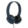 Kabelgebundenes binaurales Headset JVC HA-S33UCAU, Kopfbügel, USB-C, 2 Treiber 2,97 cm, 20–20000 Hz, Kabel 1,2 m, blau