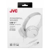 JVC HA-S33UC Headset Wired Head-band Calls/Music USB Type-C White
