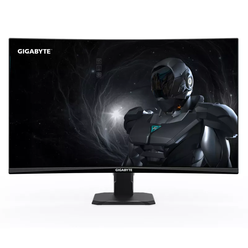 GIGABYTE GS27FC2 27 Zoll FHD Curved Gaming Monitor - 1920 x 1080, 240Hz, 1ms, 350 cd/m², HDR Ready, HDMI 2.0, Displayport 1.4