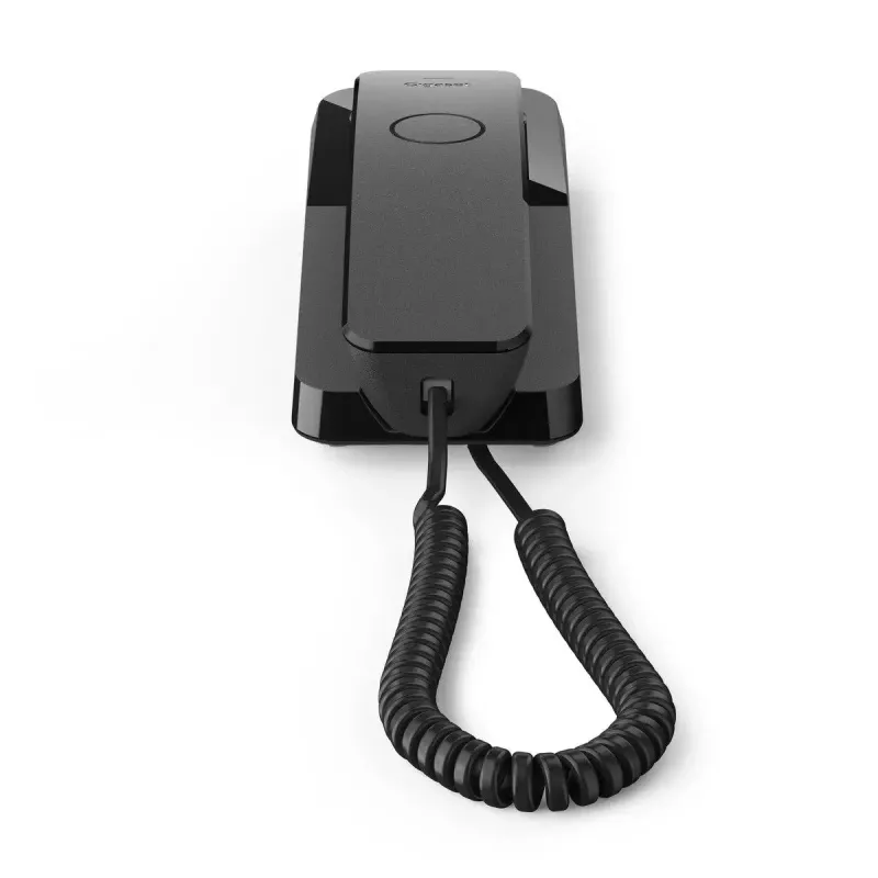 Analoges Telefon Gigaset DESK 200 mit kabelgebundenem Hörer, schwarz