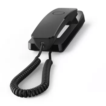 Analoges Telefon Gigaset DESK 200 mit kabelgebundenem Hörer, schwarz