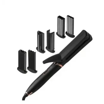 Haarstyling-Set Adler AD 2028 5-in-1 – vielseitige Aufsätze zum Trocknen, Locken und Glätten
