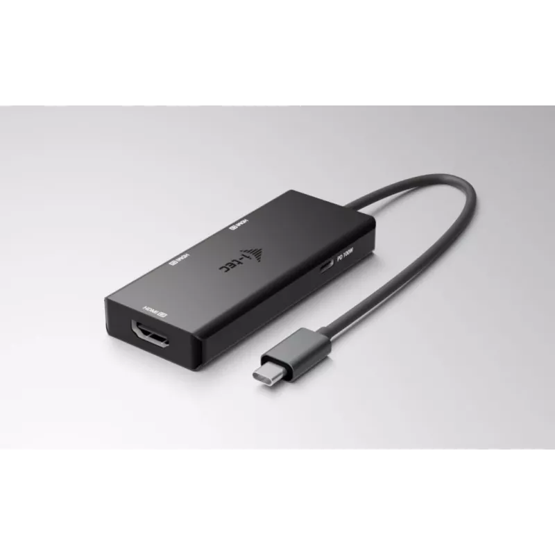 i-tec USB-C Triple 4K HDMI Videoadapter, Power Delivery 100W