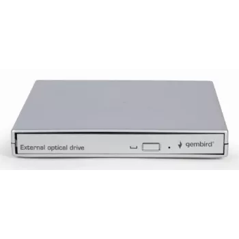 GEMBIRD Externes USB-DVD-Laufwerk, Silber