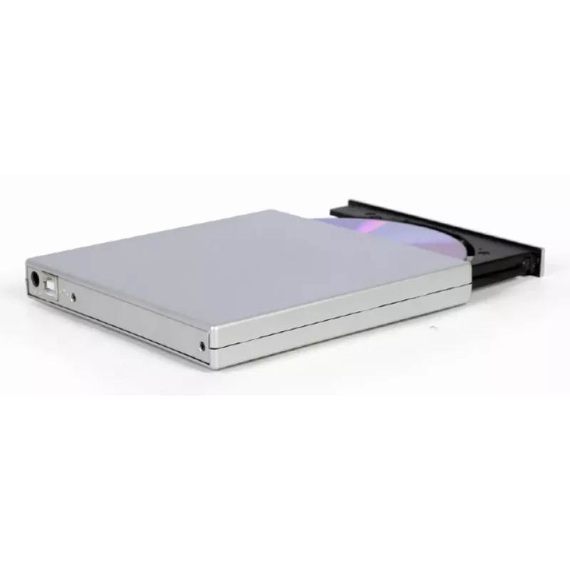 GEMBIRD Externes USB-DVD-Laufwerk, Silber