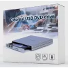 GEMBIRD Externes USB-DVD-Laufwerk, Silber