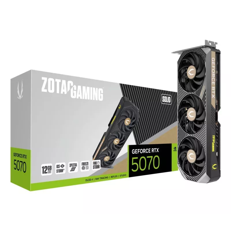 ZOTAC Grafikkarte - GeForce RTX 5070 - 12 GB GDDR7 - ZT-B50700D-10P