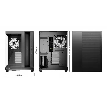 PC-Gehäuse be quiet! Light Base 500 LX Schwarz Midi Tower ATX 3x 120mm Lüfter