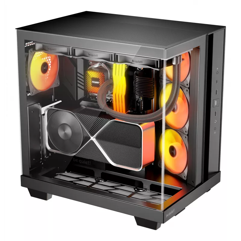 PC-Gehäuse be quiet! Light Base 500 LX Schwarz Midi Tower ATX 3x 120mm Lüfter