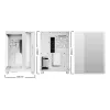 PC-Gehäuse be quiet Light Base 500 LX White Midi Tower ATX/PS2-Netzteilunterstützung 3x120 mm vorne 1x120 mm hinten unterstützt 2,5/3,5-Zoll-Laufwerke 305×436×432 mm