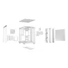 PC-Gehäuse be quiet Light Base 500 LX White Midi Tower ATX/PS2-Netzteilunterstützung 3x120 mm vorne 1x120 mm hinten unterstützt 2,5/3,5-Zoll-Laufwerke 305×436×432 mm