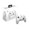 Kabelgebundener USB-Gaming-Controller MSI FORCE GC200 WHITE — ergonomisches Design, kabelgebundene Verbindung