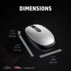 HP 240 Schwarz Bluetooth-Maus, beidhändig, optisch, Bluetooth, 1600 DPI, Schwarz