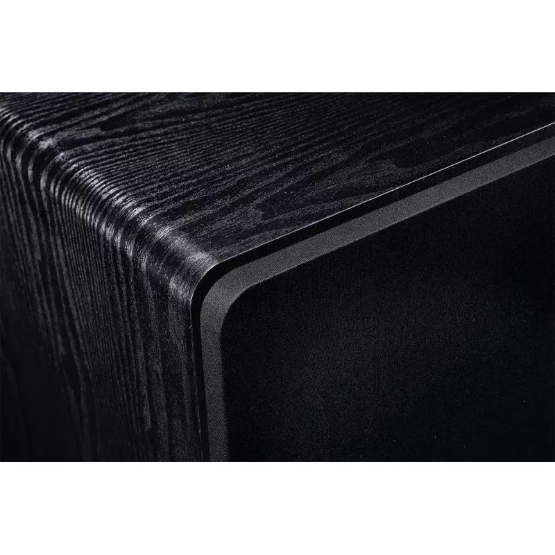 Aktiver Subwoofer Magnat Alpha RS12 — 12-Zoll-Treiber, 120 W RMS, 20–200 Hz, Klasse D, schwarz