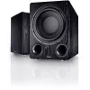 Aktiver Subwoofer Magnat Alpha RS12 — 12-Zoll-Treiber, 120 W RMS, 20–200 Hz, Klasse D, schwarz