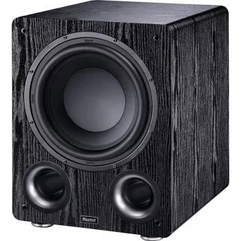 Aktiver Subwoofer Magnat Alpha RS12 — 12-Zoll-Treiber, 120 W RMS, 20–200 Hz, Klasse D, schwarz