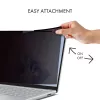 Laptop-Bildschirmschutz DICOTA Privacy Filter 2-way Schwarz Universal