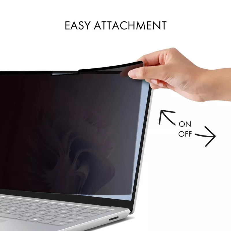 Laptop-Bildschirmschutz DICOTA Privacy Filter 2-way Schwarz Universal