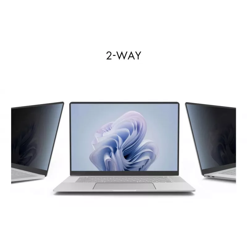 Laptop-Bildschirmschutz DICOTA Privacy Filter 2-way Schwarz Universal
