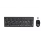 HP 330 Wireless-Maus- und Tastaturkombination, Full-Size (100 %), Kabellos, RF Wireless, QWERTY, Schwarz, Maus inklusive
