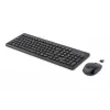 HP 330 Wireless-Maus- und Tastaturkombination, Full-Size (100 %), Kabellos, RF Wireless, QWERTY, Schwarz, Maus inklusive