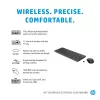 HP 330 Wireless-Maus- und Tastaturkombination, Full-Size (100 %), Kabellos, RF Wireless, QWERTY, Schwarz, Maus inklusive