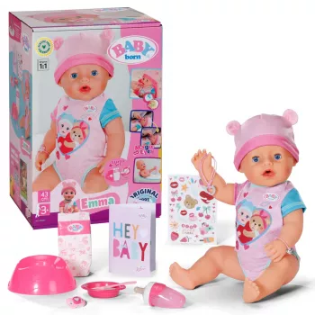 BABY born @ Emma 43cm, Babypuppe, Weiblich, 3 Jahr(e), Junge/Mädchen, 430 mm, Mehrfarbig