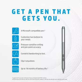 HP MPP 1.51 Stift, Laptop, HP, Grau, MPP, China, 10 g