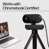 HP 320 FHD Webcam, 1920 x 1080 Pixel, Full HD, 30 fps, Home, USB, Schwarz