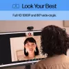 HP 320 FHD Webcam, 1920 x 1080 Pixel, Full HD, 30 fps, Home, USB, Schwarz