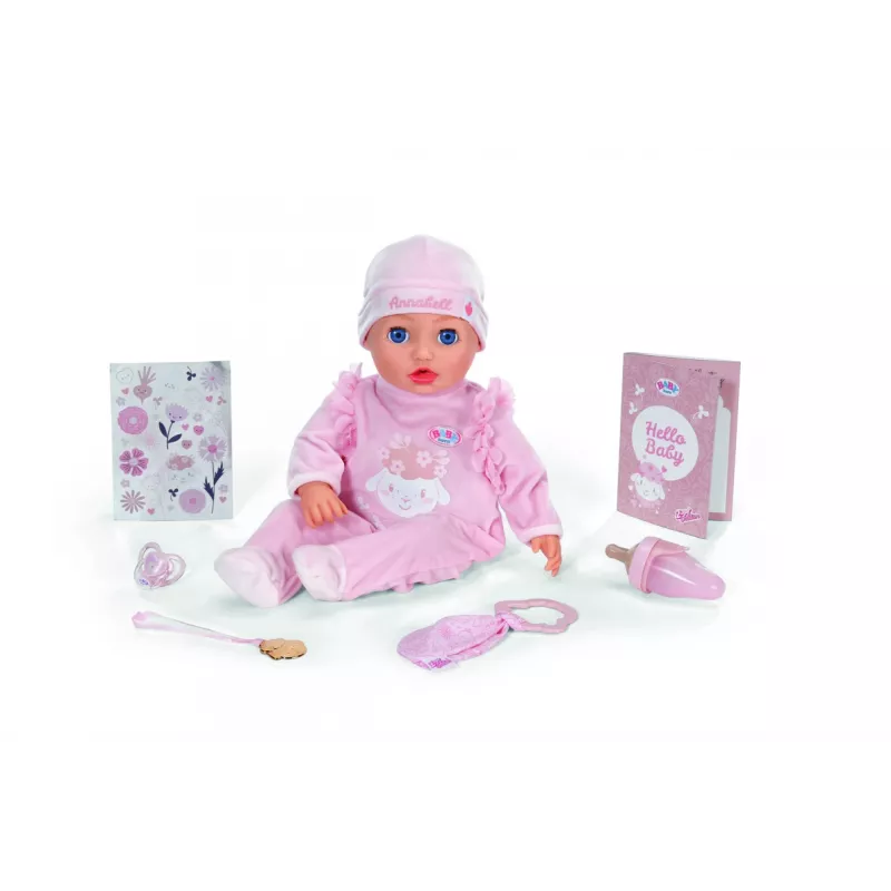 Puppe zapf creation ZAPF BABY born Annabell 43cm – Babypuppe, 43 cm