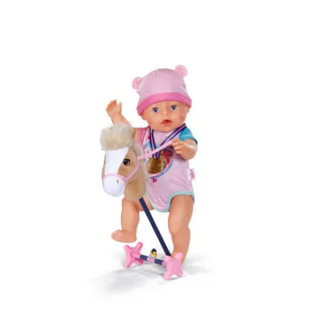 Puppenzubehörset ZAPF BABY born Hobby Horsing Set für 43 cm Puppen, mehrfarbig, ab 3 Jahren
