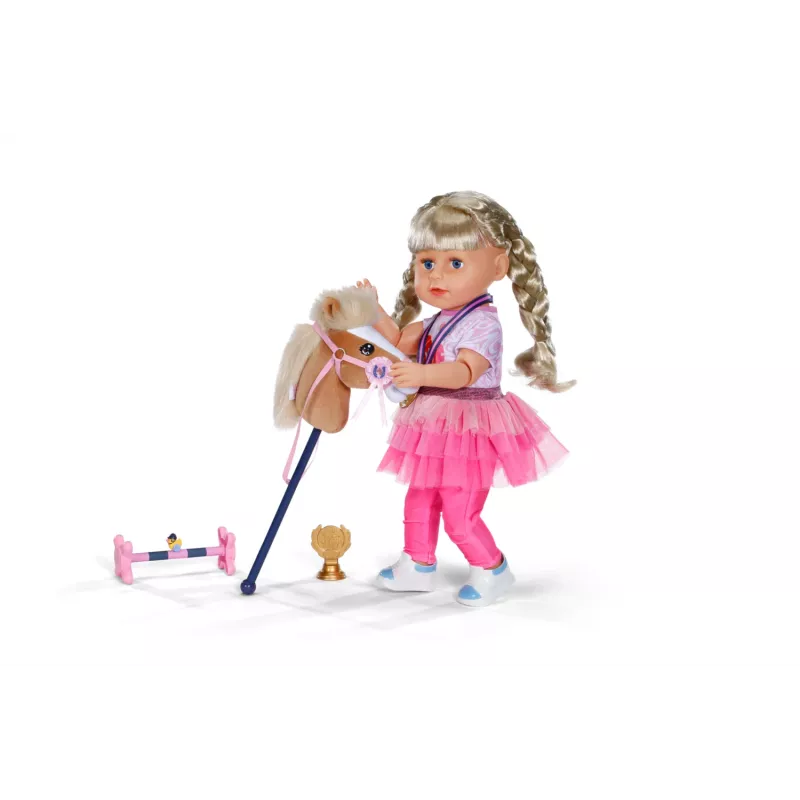 Puppenzubehörset ZAPF BABY born Hobby Horsing Set für 43 cm Puppen, mehrfarbig, ab 3 Jahren