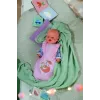 Puppenschlafsack ZAPF BABY born Schlafsack Flower, Stoff, faltbar, für Kinder ab 3 Jahren